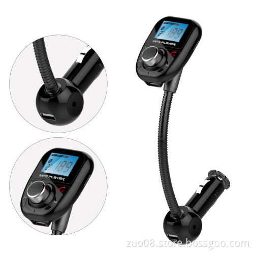 T10 Wireless Bluetooth3.0 Car MP3 FM Transmitter AUX USB Disk Charger Handsfree